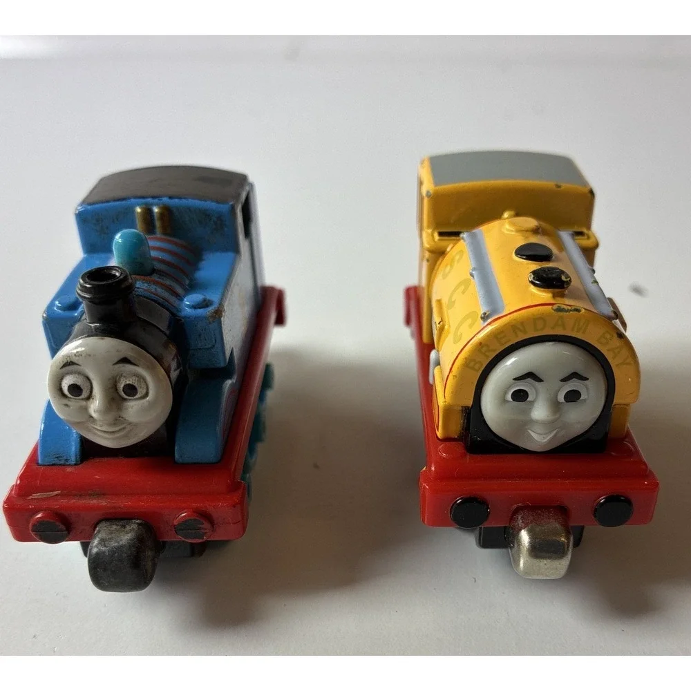 Set of 2 Thomas & Friends Diecast 2003 Bill Yellow Tank Engine 2012 Thomas (21J)